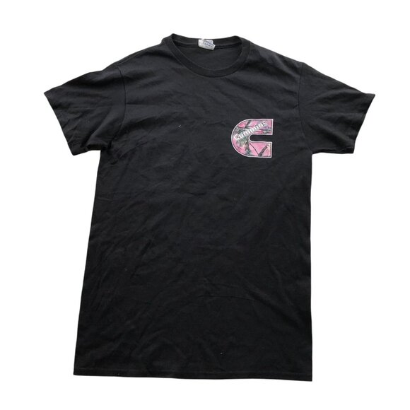 Delta Pro Weight Women Cummins T-Shirt Small Short Sleeve Black Graphic Tee Casu - Picture 1 of 10